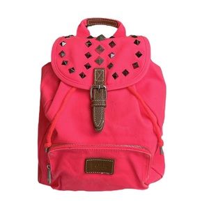 PINK Victoria’s Secret Canvas Mini Backpack Pink